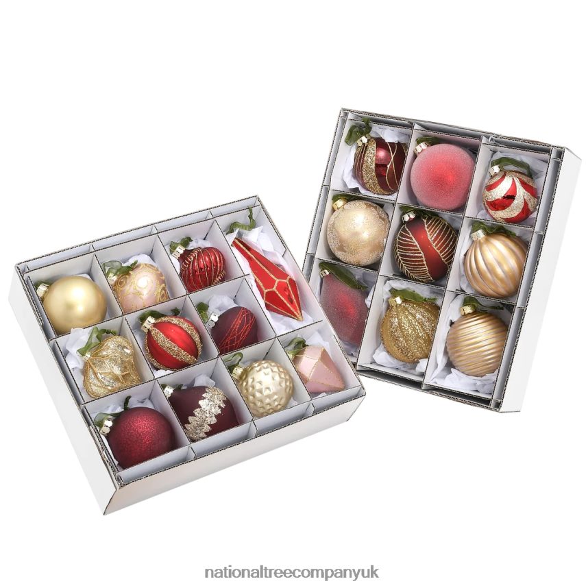 decoration | National Tree Company 20-Piece Christmas Tree Ornament Set Vienna Waltz Collection F2L4F526